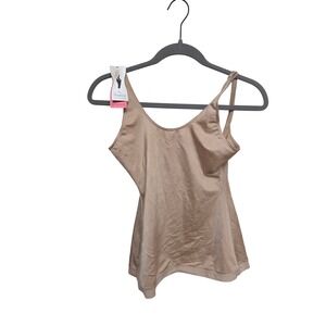 SPANX NWT SimpliCami Nude Open Bust Shaping Cami Tank Top Women's Large‎